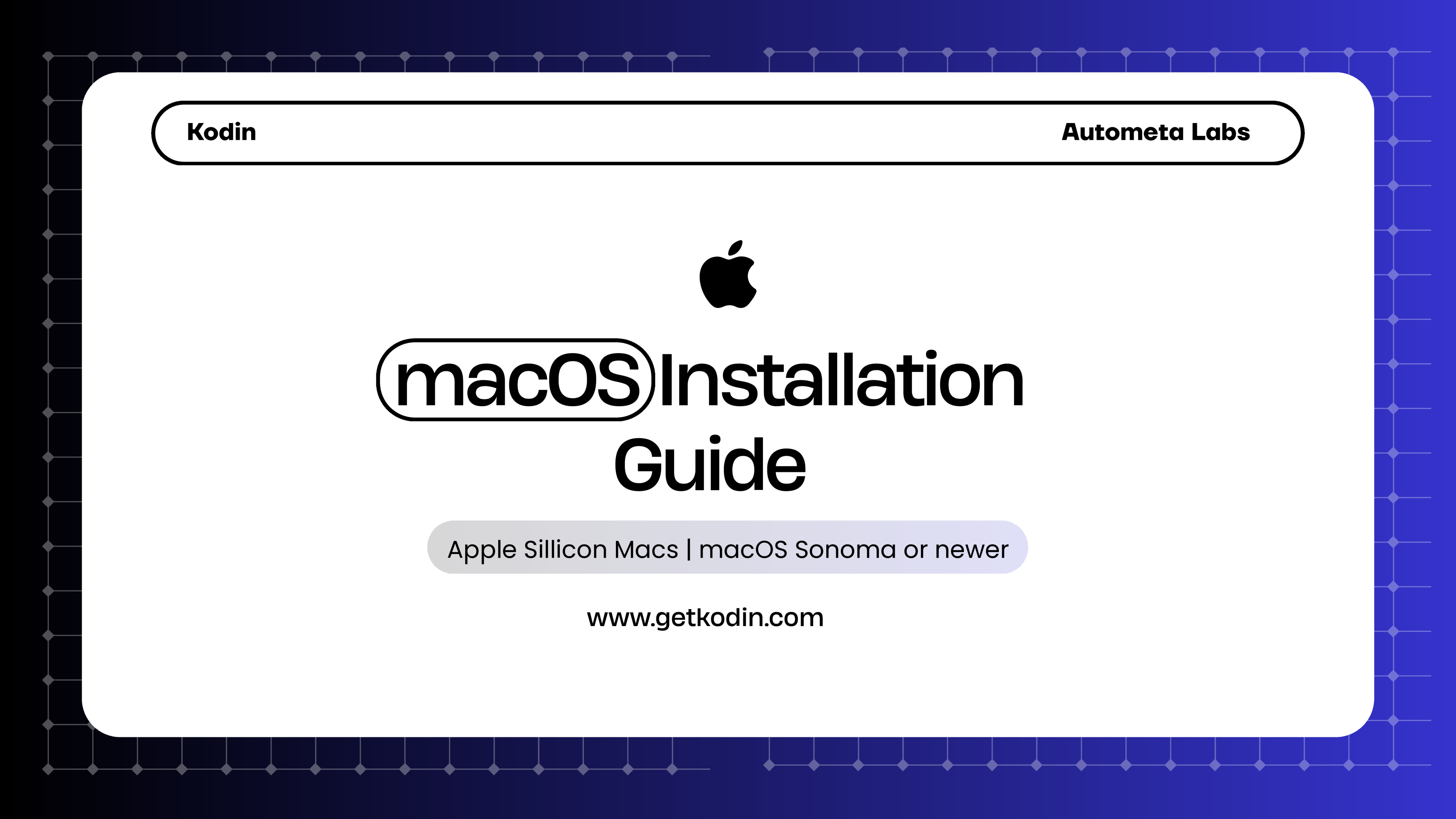 Installation Guide Page 1